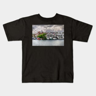 Boathouses At Henley on Thames Kids T-Shirt